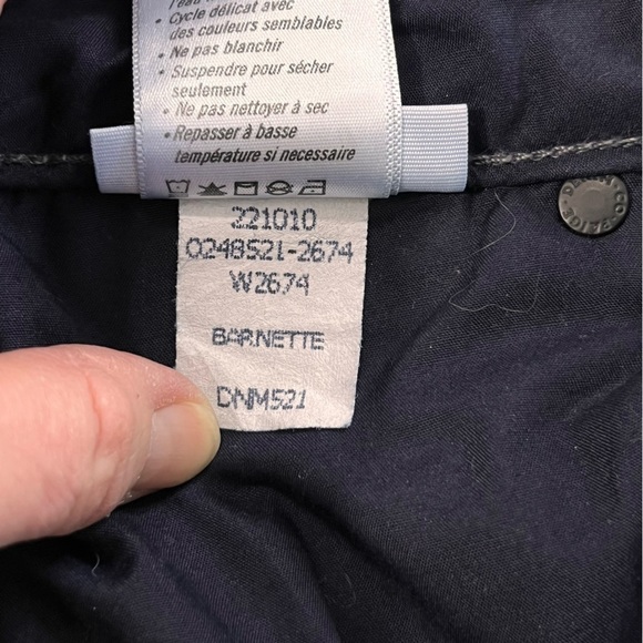 Paige Skyline Skinny Jeans Mid Rise Dark Wash - Picture 11 of 11